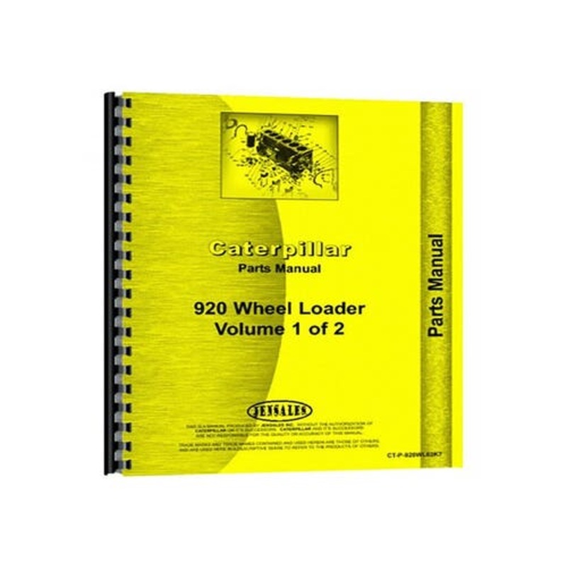 Parts Manual fits Caterpillar 920 920