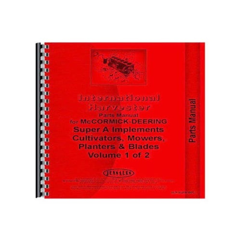 Parts Manual fits International Super A