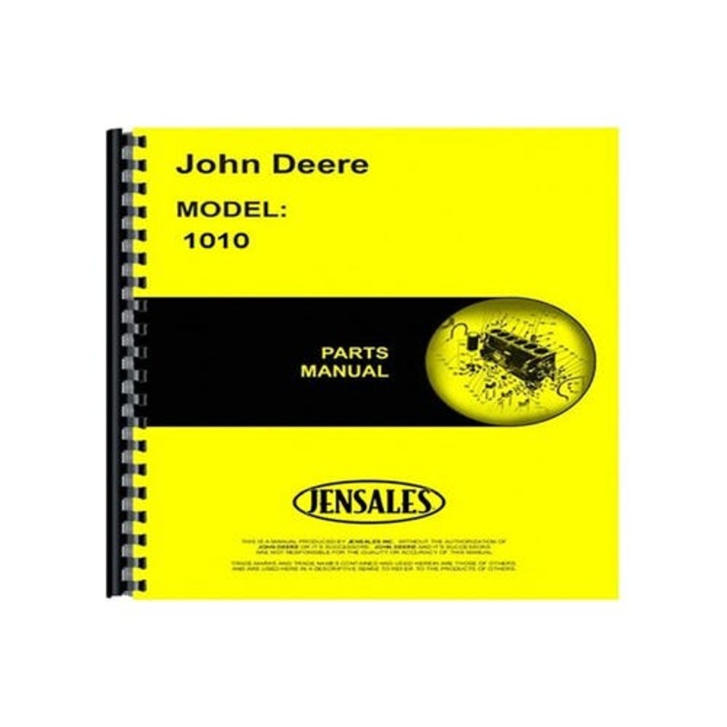 Parts Manual fits John Deere 1010 1010