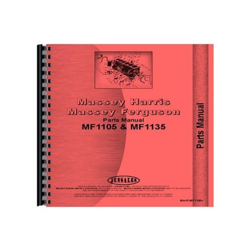 Parts Manual fits Massey Ferguson 1105 1135