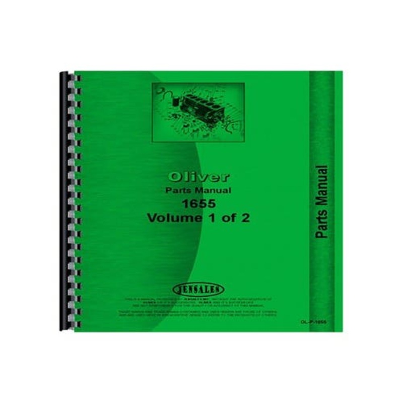 Parts Manual fits Oliver 1655 fits Minneapolis Moline G750