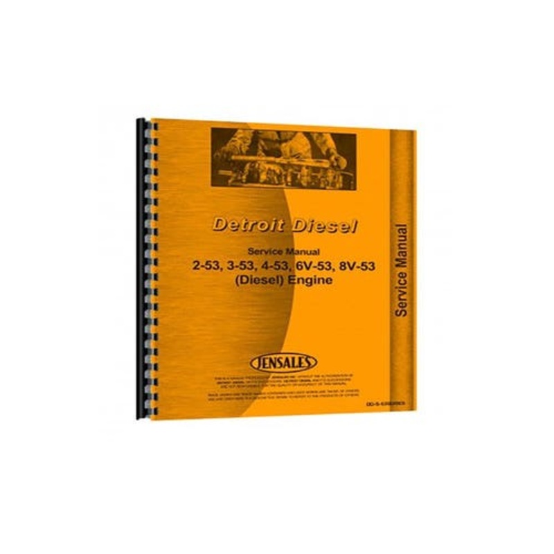 Service Manual fits Case 40D fits Oliver 1950 fits Dresser H-50C fits Detroit 2-53 4-53
