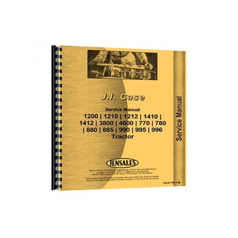 Service Manual fits Case 770 780D 885 990 995 1200 1210 1410 780D fits David Brown 770 780 880 885 990 995 996 1200 1210 1212 1410 1412 3800 4600