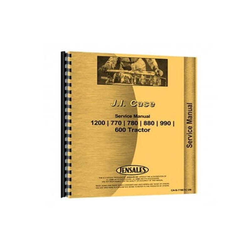 Service Manual fits Case 770 990 1200 780 880 780 880