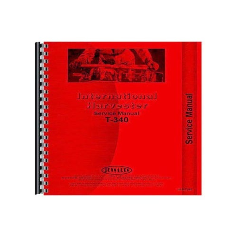 Service Manual fits International T340 T340