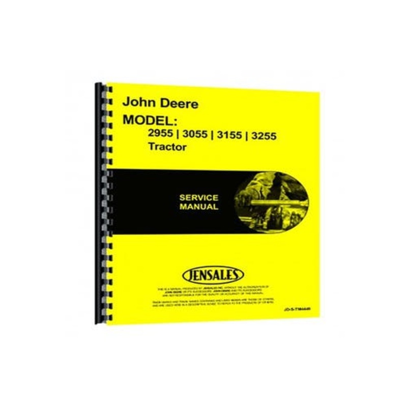 Service Manual fits John Deere 2955 3055 3155 3255