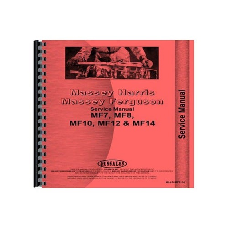 Service Manual fits Massey Ferguson 10 12