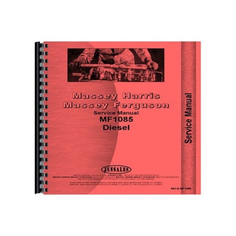 Service Manual fits Massey Ferguson 1085
