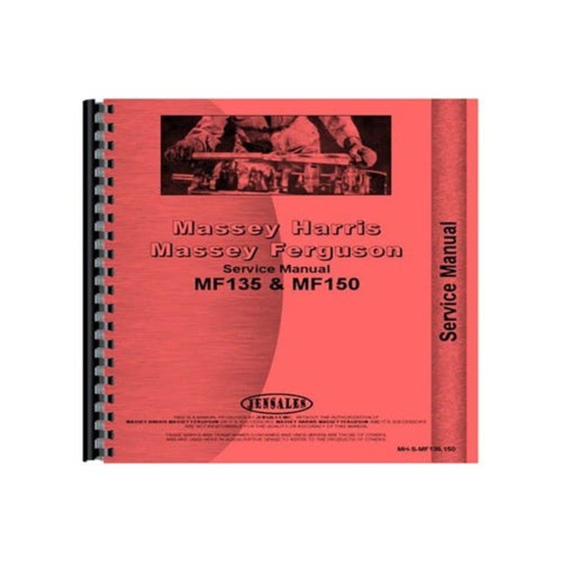 Service Manual fits Massey Ferguson 135 150