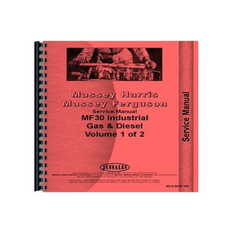 Service Manual fits Massey Ferguson 30 30