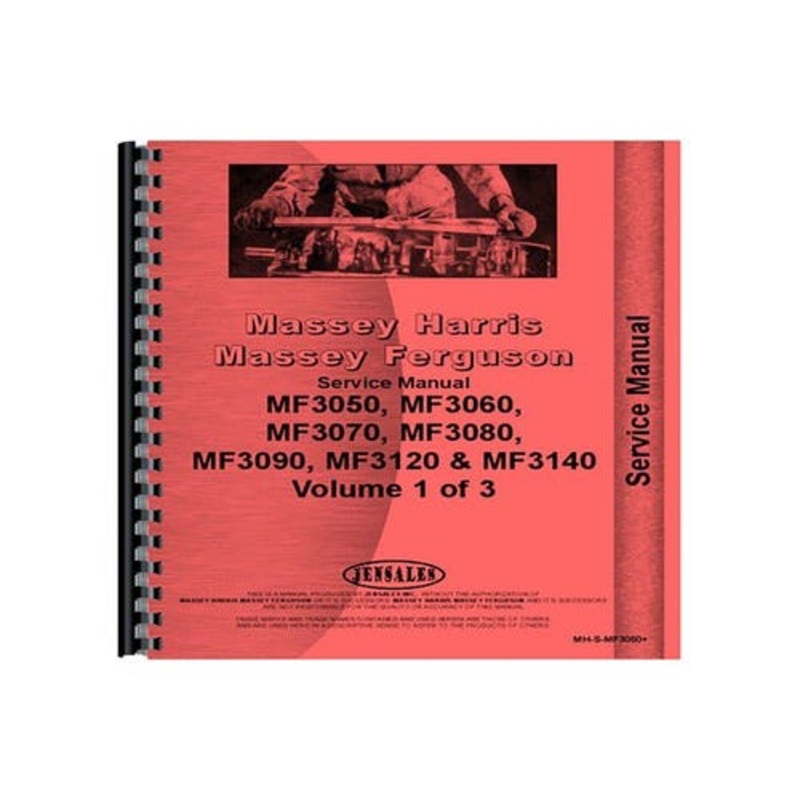 Service Manual fits Massey Ferguson 3050 3060 3070 3090 3120 3140