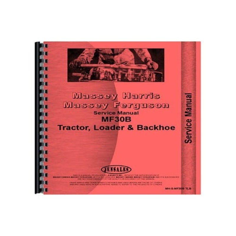 Service Manual fits Massey Ferguson 30B 30B