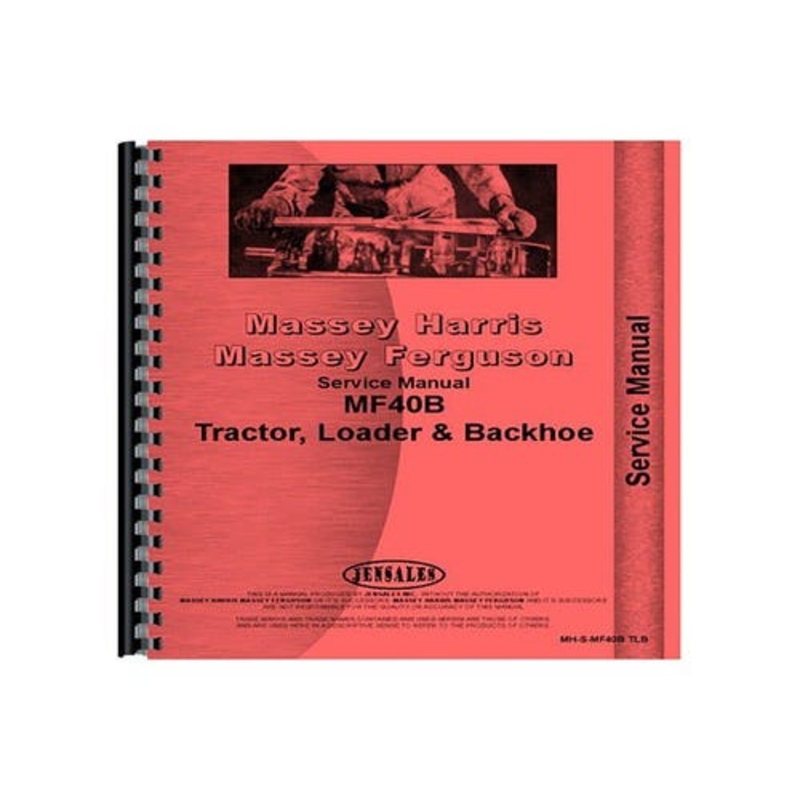 Service Manual fits Massey Ferguson 40B 40B