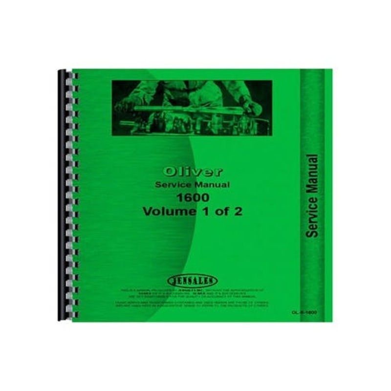 Service Manual fits Oliver 1600