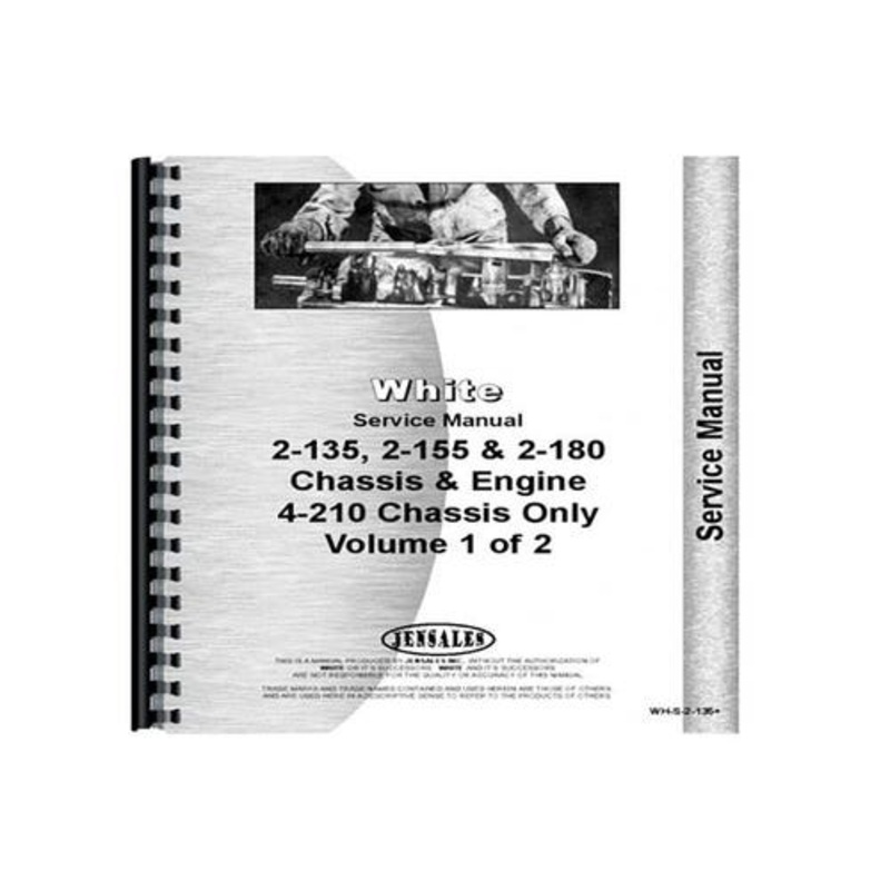 Service Manual fits White 2-135 2-155 2-180 WH-S-2-135+