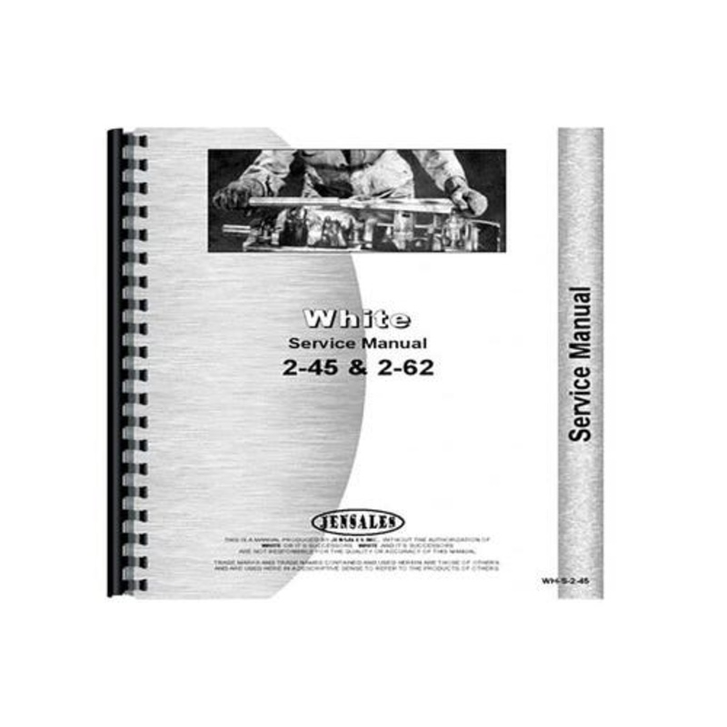 Service Manual fits White 2-45 2-62