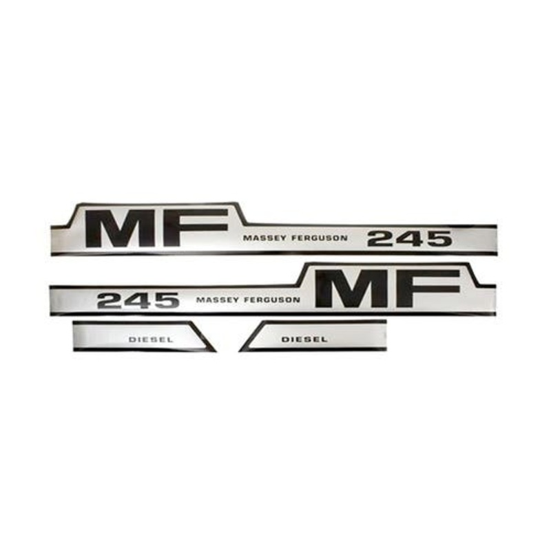 245 Hood Decal Set fits Massey Ferguson 245