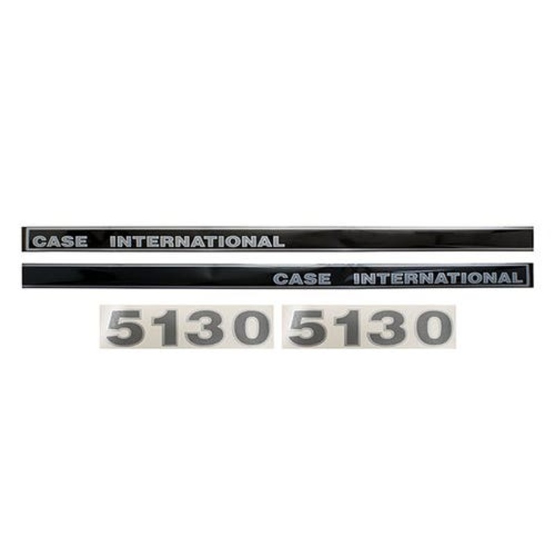 5130 Hood Decal Set Mylar fits Case IH 5130