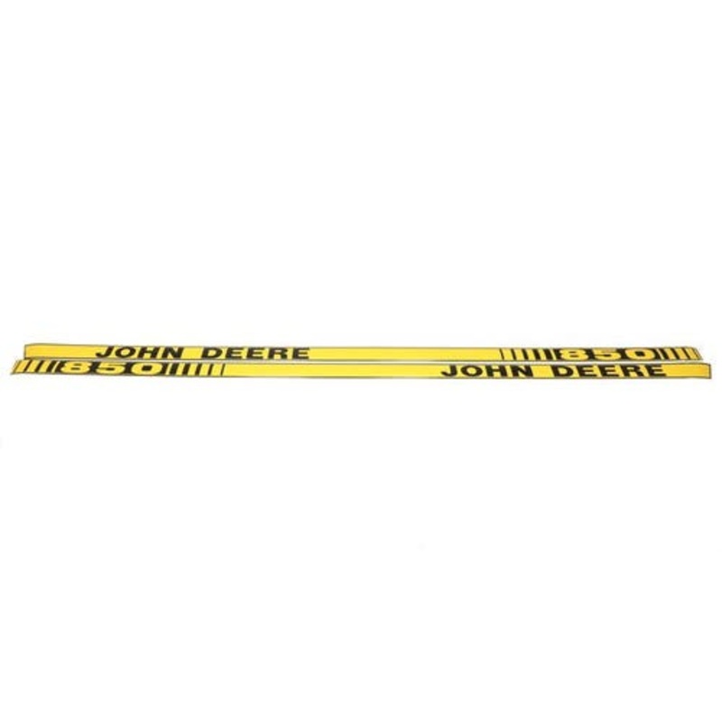 Hood Decal Set fits John Deere 850 850