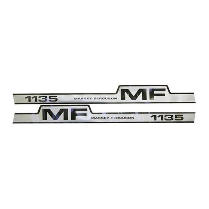 Hood Decal Set fits Massey Ferguson 1135