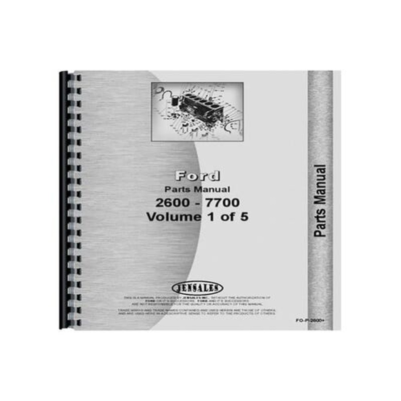 Parts Manual fits Ford 2600 3600 4100 4600 5600 5700 6600 6700 7600 7700 231 233 333 335 420 515 531 532 535 335 420 515 531 535 532