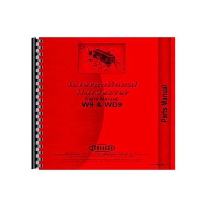 Parts Manual fits International W9 WD9