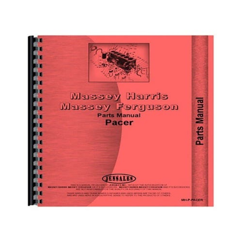 Parts Manual fits Massey Harris Pacer