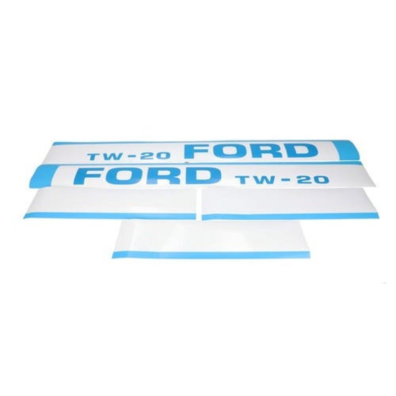 TW20 Hood Decal Set Mylar fits Ford TW20
