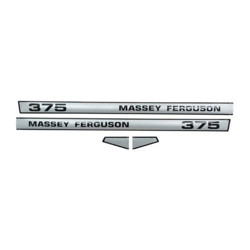 375 Hood Decal Set Vinyl fits Massey Ferguson 375 3900321M92