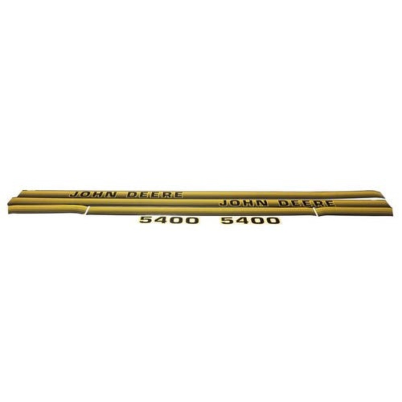 5400 Hood Decal Set Mylar fits John Deere 5400