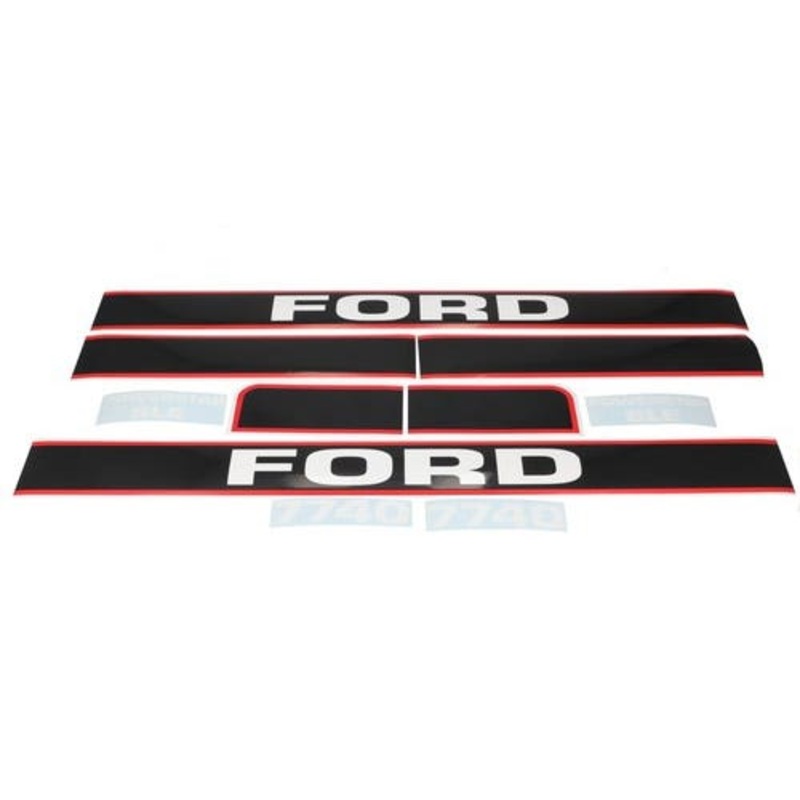 7740 Hood Decal Set Mylar fits Ford 7740