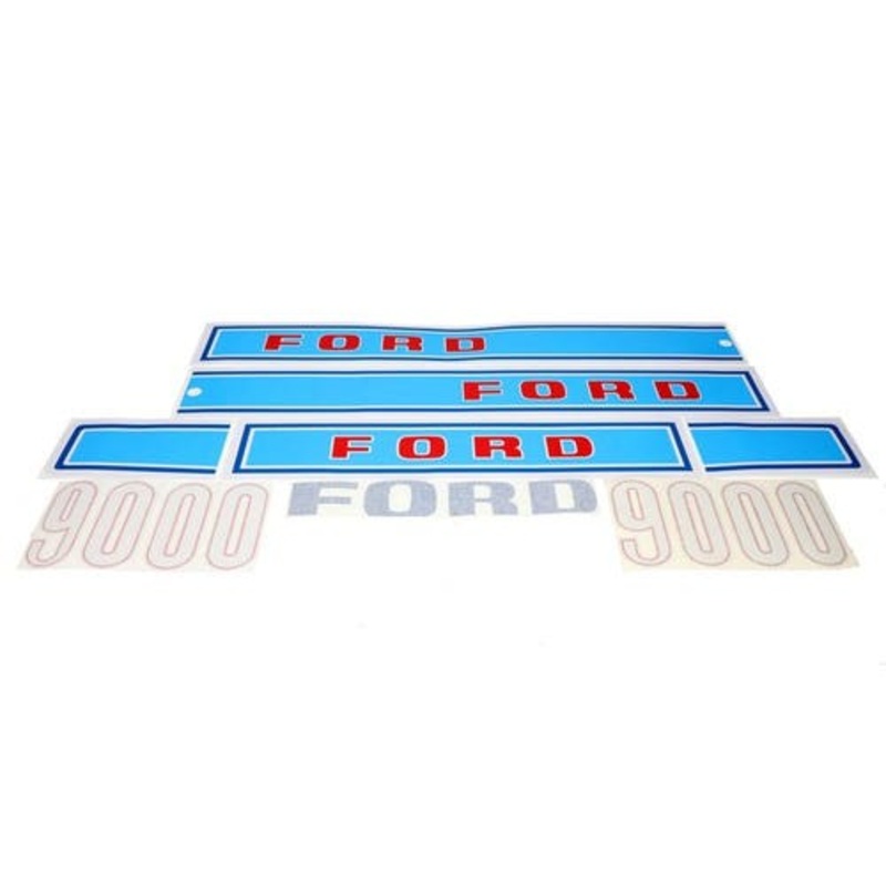9000 Hood Decal Set Mylar fits Ford 9000
