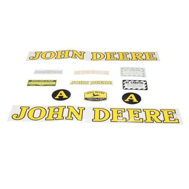 A Decal Set Mylar fits John Deere A