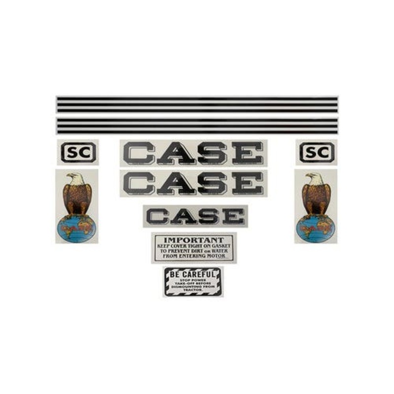 SC Decal Set Mylar fits Case SC