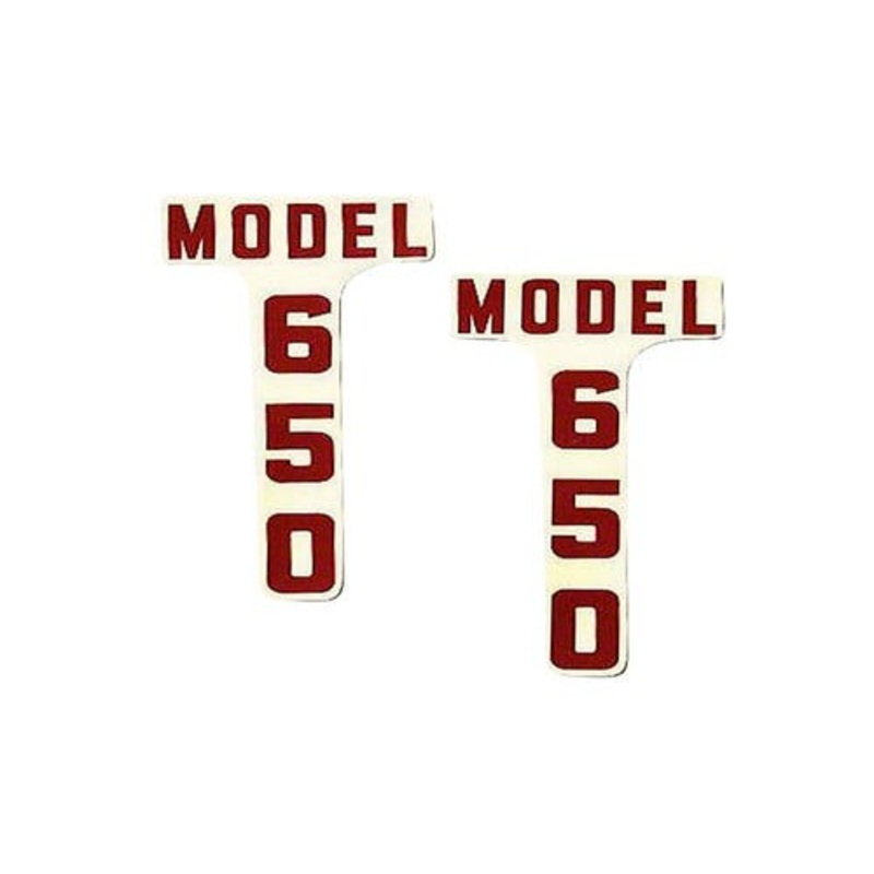 650 Hood Decal Set Mylar fits Ford 650