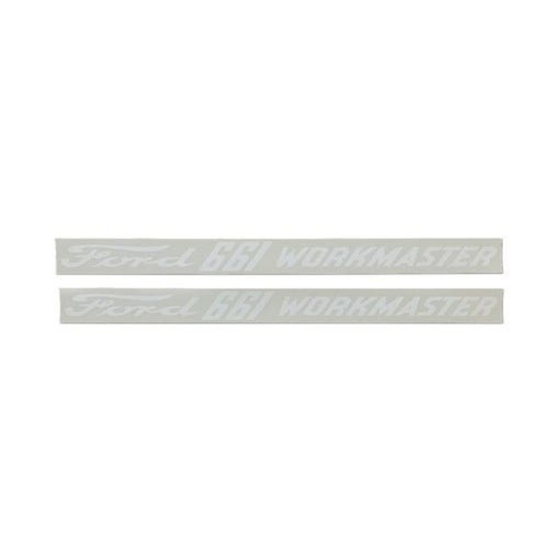 661 Workmaster Hood Decal Set Mylar fits Ford 661