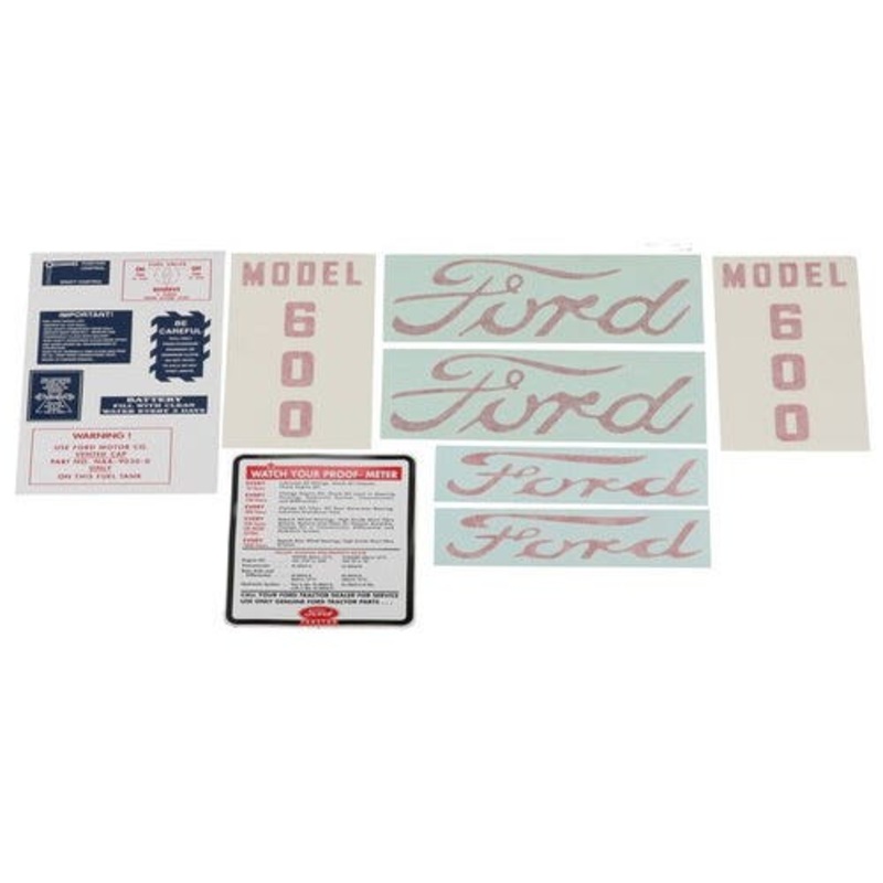 Decal Set Vinyl fits Ford 600