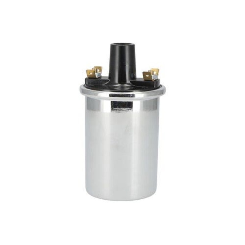 Electronic Ignition Coil - 12 Volt - Oil Filled - Chrome