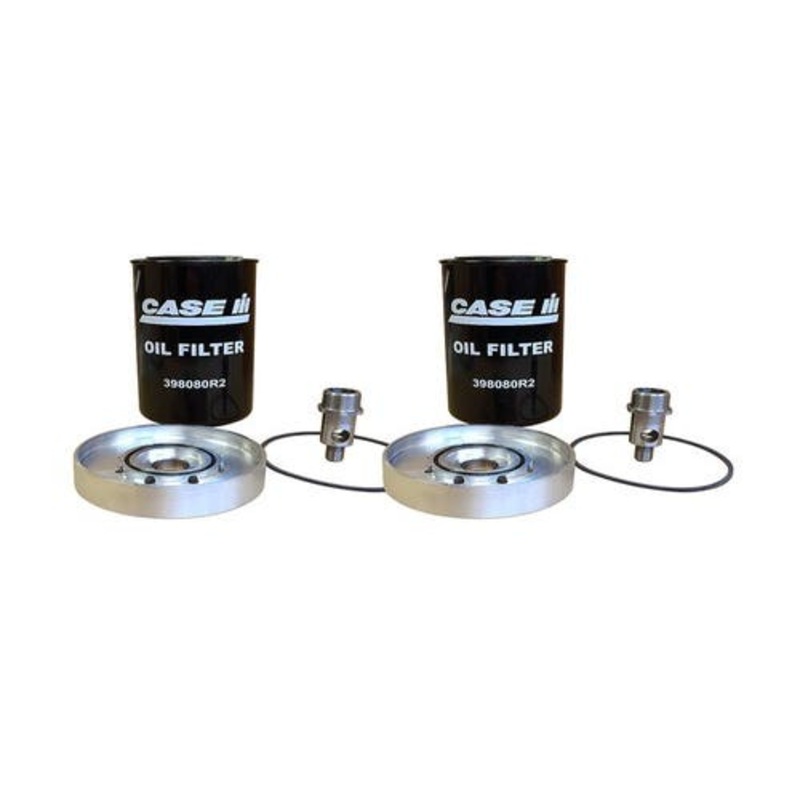 Oil Filter Adapter Kit Set of 2 fits International 806 856 1026 1206 1256 1456 21456 D361 D407 DT407 361407