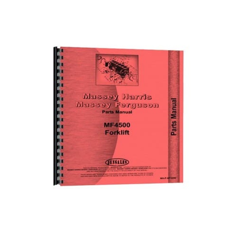Parts Manual fits Massey Ferguson 4500 4500