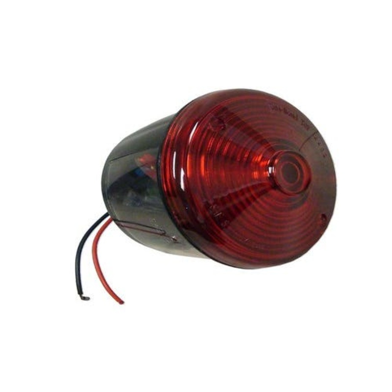 Round Red Tail Lamp Assembly fits Case A36831 fits International 404418R1 45645HA 967696R92 fits Minneapolis Moline 35A3316 fits White 30-3393747