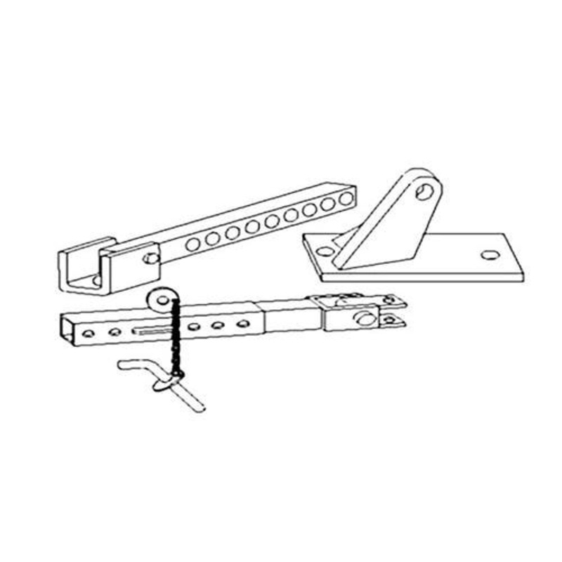 Stabilizer Assembly with Bracket - Right Hand fits Massey Ferguson 250 253 255 260
