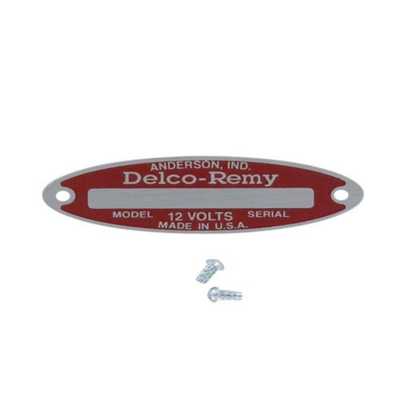 Starter/Generator Tag 12V Delco Remy