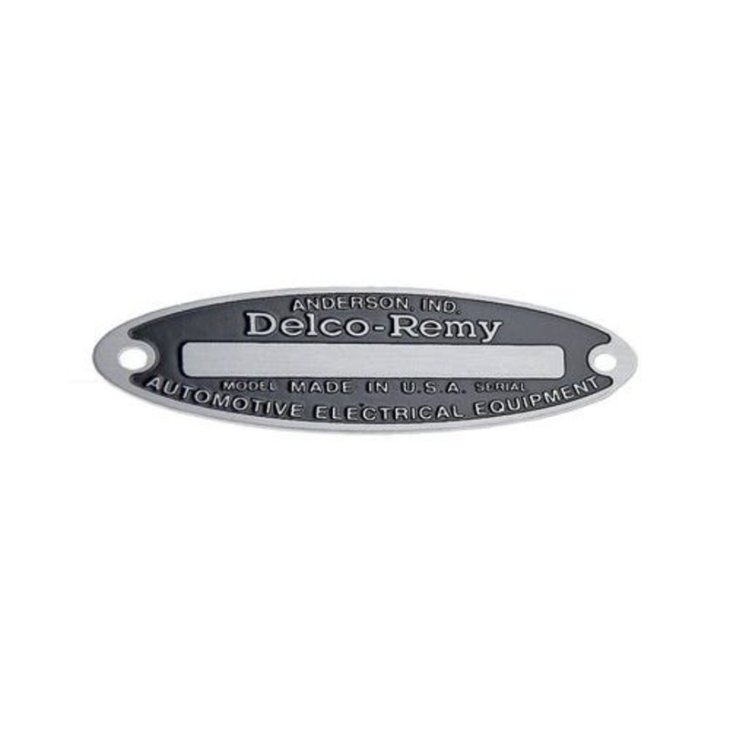 Starter/Generator Tag 6V Delco Remy