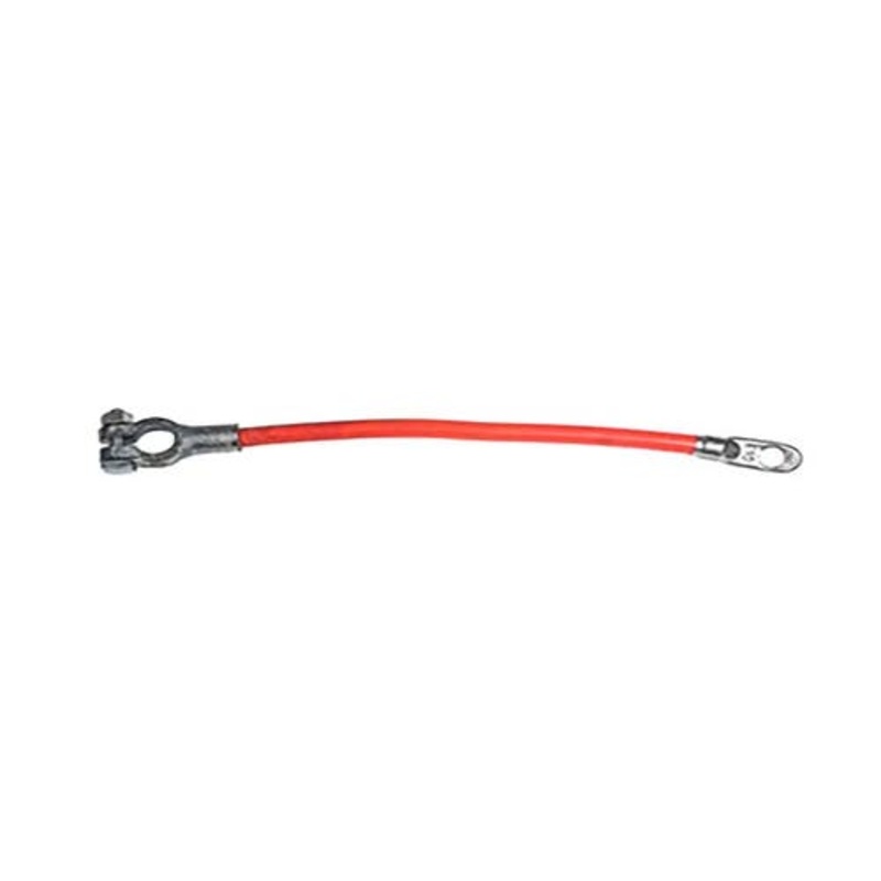 Starter to Switch Cable - 10" - Red 6 Volt fits Ford NAA 2000 4000 2120 4140 4110 4130 501 601 611 600 620 621 631 641 651 630 640 650 660 D1NN14300G