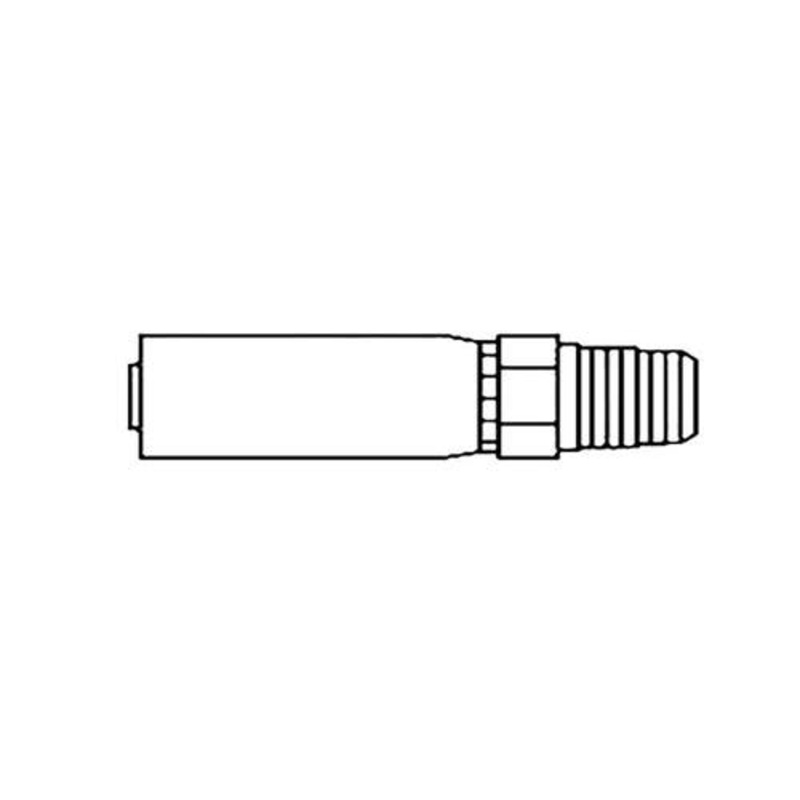 Hydraulic Fitting HC-MP Male NPFT Pipe Rigid Straight fits Dayco HY06-06MP fits Hydraulics 06M-106 06U-106