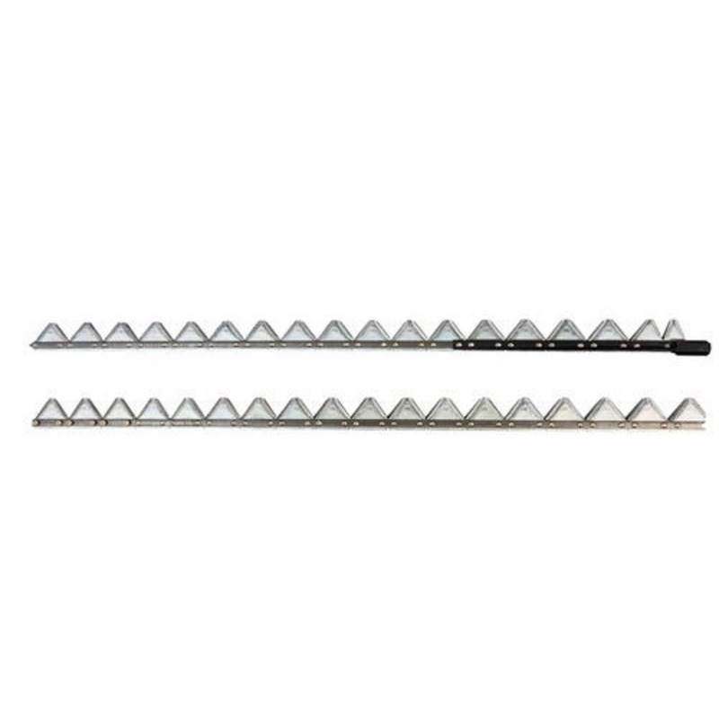 Bolt-On Sickle Chome 11 Gauge Top Serrated 6' - Right Hand fits Hesston 6550 6650 8100 801-183