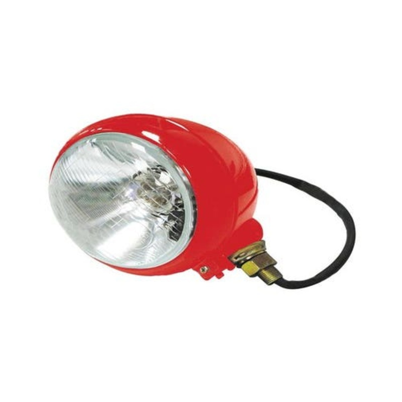 Headlight Assembly - 12V Round Back Red