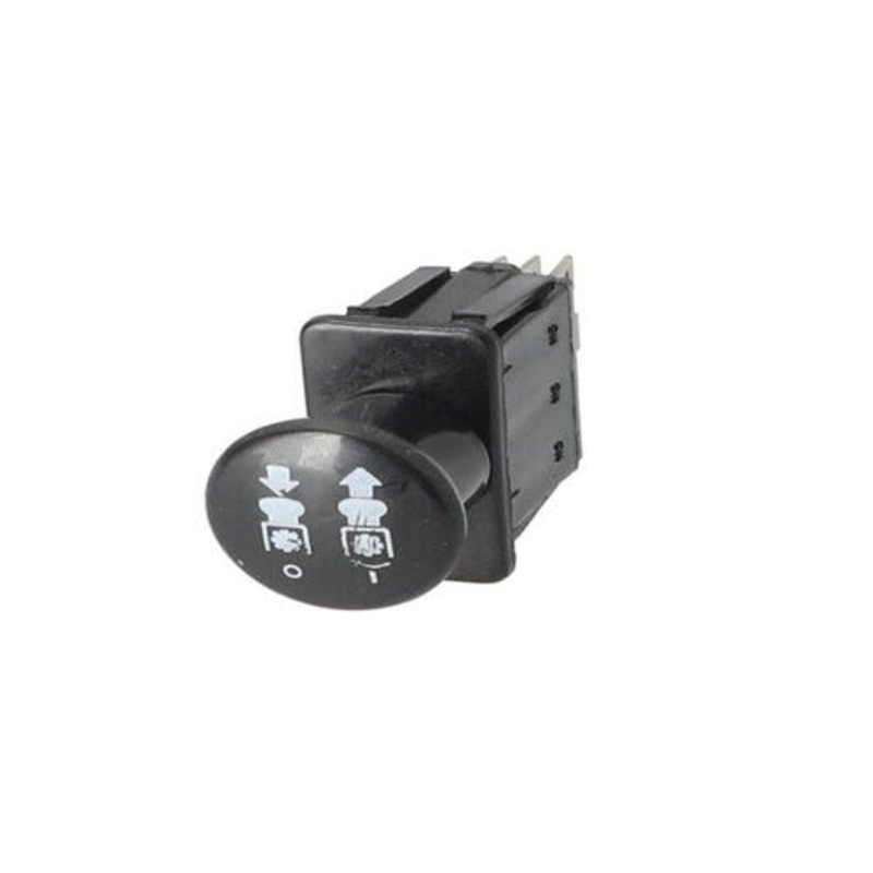 PTO Switch - Black Knob fits John Deere 3120 6300 6500 7405 7500 AM118802 fits Kubota K1211-62231 fits Cub Cadet 725-1716 fits Grasshopper 183925