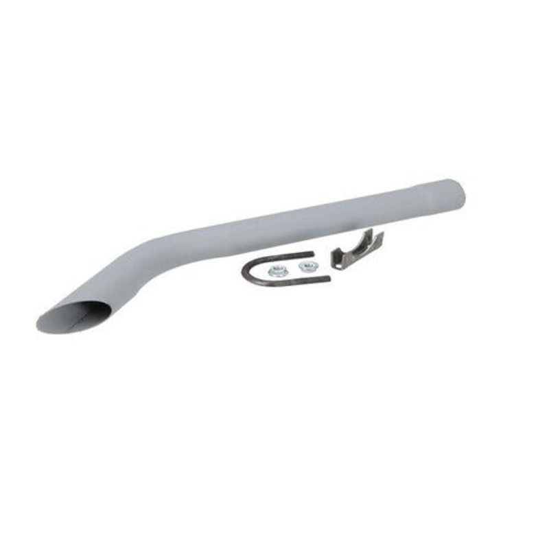 Exhaust Extension 1-1/2"" x 18" Curved EE-1